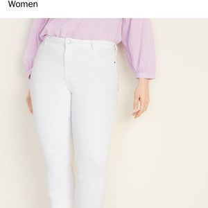 Old navy white jean size 14